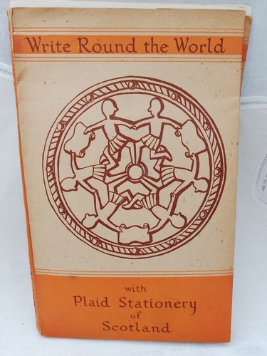 Vintage 1940 scottish plaid - vintage,