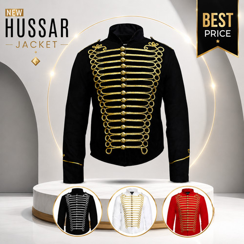 Mens hussar jacket steampunk - hussar,