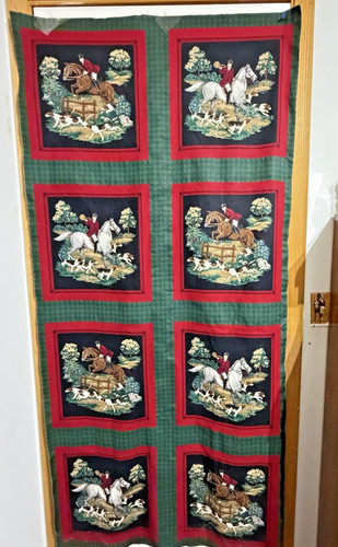 Fox hunting fabric cranston - hunting,