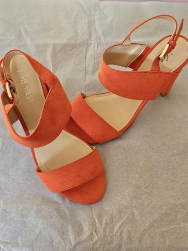 Nine west orange - orange, strappy