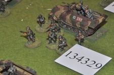 20mm WW2 / german - half track & 8 infantry - (134329)