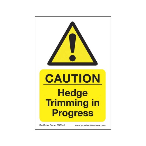 Caution sign hedge - caution,