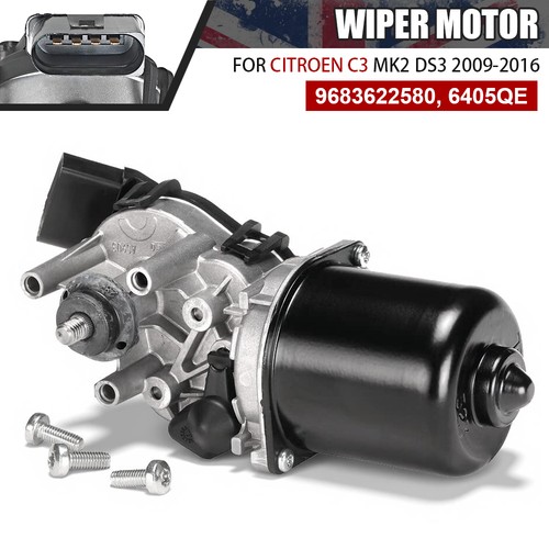 Front windscreen wiper motor - front,