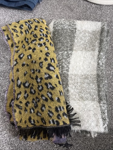 Woolly scarfs women grey - scarfs, women's