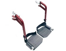Wheelchair footrest Red