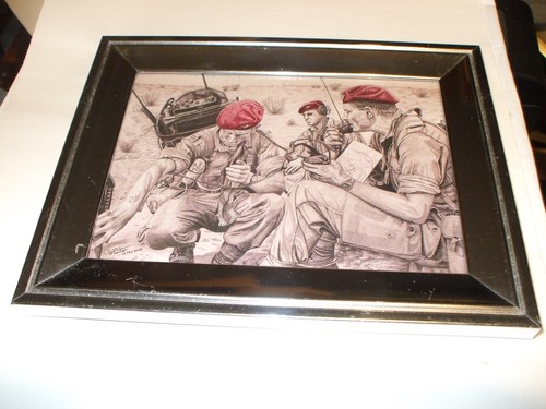 The parachute regiment framed - parachute,