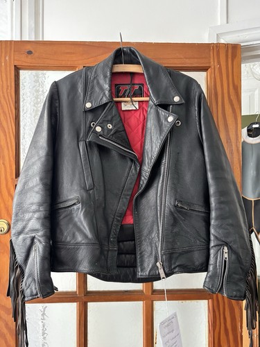 Leathers biker jacket - tt,
