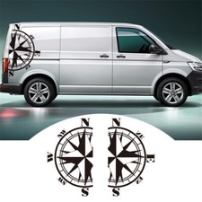 Car Sticker Compass Totem Body Compass Decal Vinyl Sticker for Caravan Travel