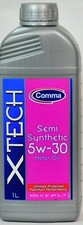 Comma XTECH 5W30 Semi Synthetic Motor Oil ACEA A1 B1 API SL CF-1L