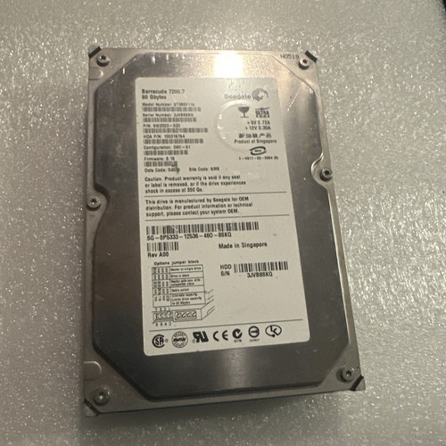 Seagate 80gb st380011a ide - st380011a,