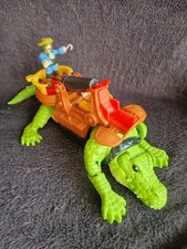 Fisher Price Imaginext Walking Crocodile & Pirate Hook Figure Toy