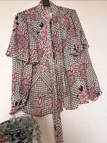 Joanie pink chiffon blouse - pink,