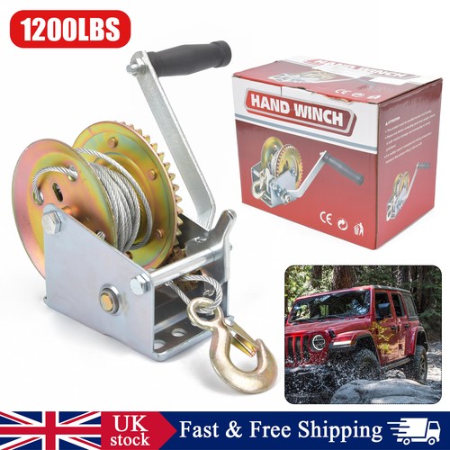 Manual hand winch1200lbs boat - hand,