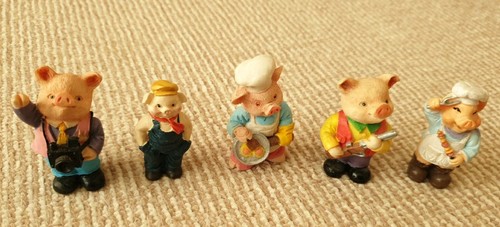 Selection pig ornaments - selection,