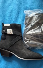 Office Black Suede Strap