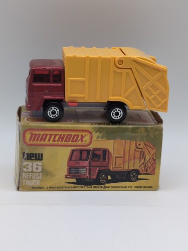 Matchbox refuse truck - matchbox,