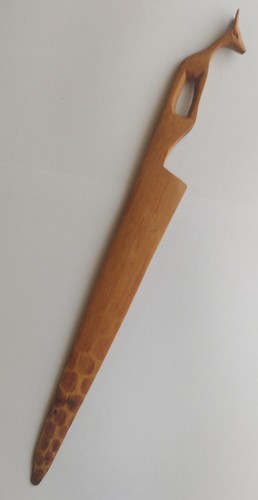 African art giraffe wooden - ,