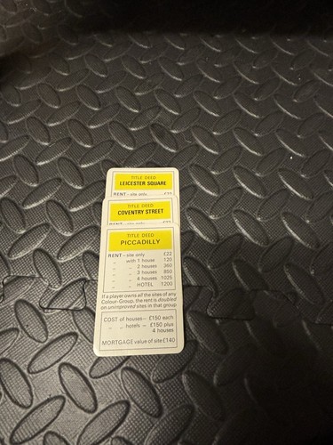 Monopoly title deed spares set - deed,