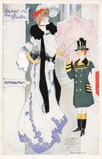 S Hildesheimer & Co Vintage Postcard Ready for the Park Illustration Afternoon