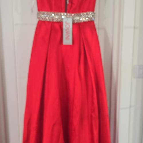 Jovani red sleeveless dress - jovani,