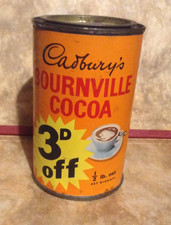Caburys Bournville Cocoa Original Tin (early 70s)