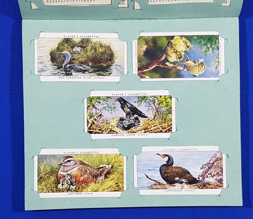 Players cigarette cards birds - cards,