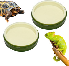 Reptile Food Water Bowl Plate