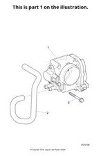 Jaguar Genuine Throttle Body Fits XJ 2003-2009 Classic X-Type 2001-2010 C2C41067