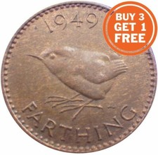 FARTHING GEORGE VI COIN CHOICE OF YEAR 1937 TO 1952 