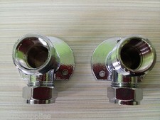 Chrome Shower Wallplate Elbow