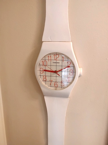 Maxi wall clock retro swatch - wall,