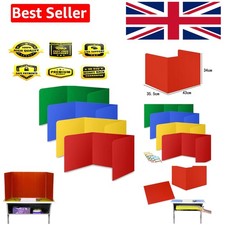 Pack colorful desk privacy - 4-pack,
