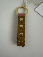 Orla Kiely Leather Keyring