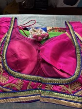 Blue/green/pink Lengha Set