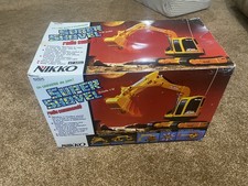 Rare LARGE  Nikko RC Super Shovel  ( Boxed  )   Mint For Age