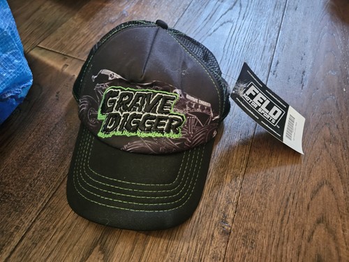 Grave digger hat cap monster - grave,