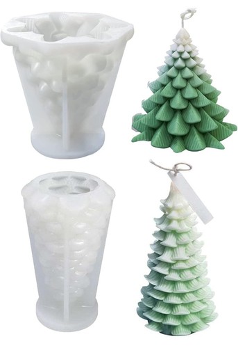 Christmas candle moulds - christmas,