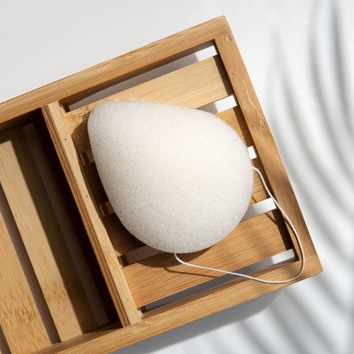 Natural konjac sponge facial - natural,
