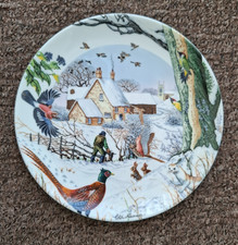 Wedgewood Country Christmas Collection, The Woodsman Plate.