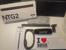 Rode NTG2 Shotgun Condenser Microphone/Pro/Sound Equipment/Boxed with Bag