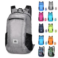 Ultra Lightweight Foldable Backpack Bag Waterproof Rucksack Shoulder Outdoor 