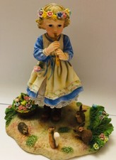 ORNAMENTS FIGURINES PAINTBOX POPPETS WOODLAND SONG  LMT EDITION 1 1458 /4000 VGC