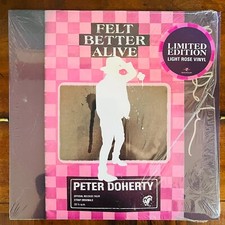 Peter Doherty Felt Better Alive Light Rose 12" Vinyl LP 2025 w/ Signed Sleeve
