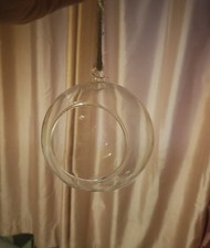 12cm glass bauble hanging - 12cm,