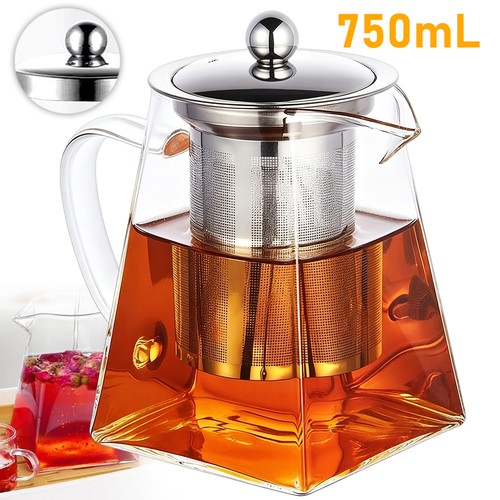 750ml glass teapot kettle - glass,