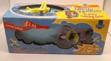 RARE BOXED UTTERLY BUTTERLY KITCHEN TIMER  PLANE AIRPLANE SHAPE  plus DISH 