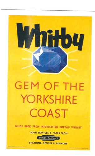 Railway advert poster - railway,