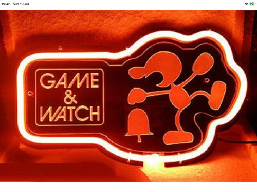 Nintendo game and - , neon
