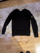 Men’s Stone Island Black Jumper Size M