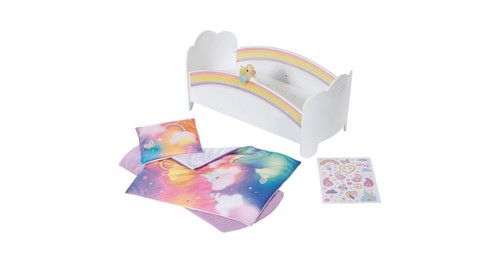 Baby born rainbow bed - baby,